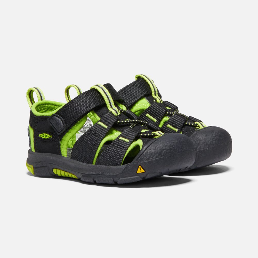 Sandales Keen Enfant Noir/Vert | Newport H2 | ZXQSL-2834